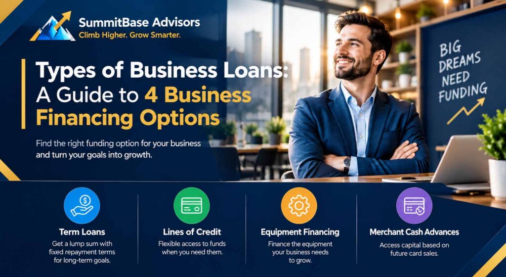 Types of Business Loans A Guide to 4 Business Financing Options